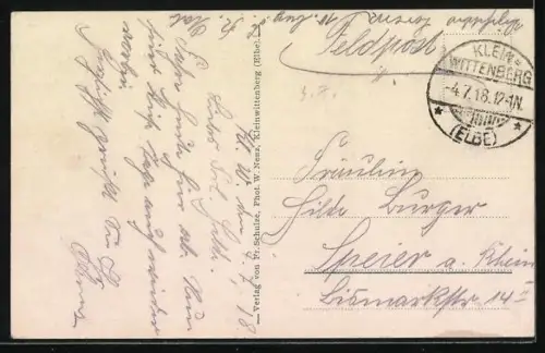 AK Kleinwittenberg, Dessauer und Coswiger Strasse aus der Vogelschau