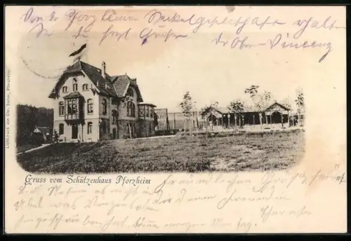 AK Pforzheim, Gasthof Schützenhaus