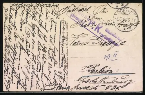 AK Ochtrup i. W., Jugendheim Ochtrum z. Z. des Krieges Vereinslazarett