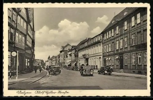AK Uelzen, Blick in die Strasse