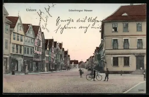 AK Uelzen, Ortspartie an der Lüneburger Strasse