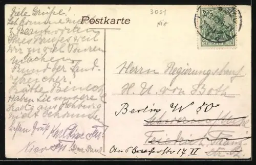 AK Ostenholz, Gasthaus von Fritz Wünning