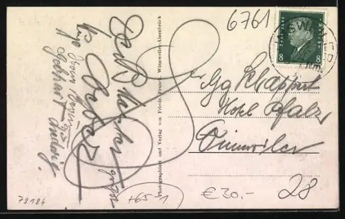 AK Imsweiler, Bahnhof, Villa Schweitzer und Gesamtansicht