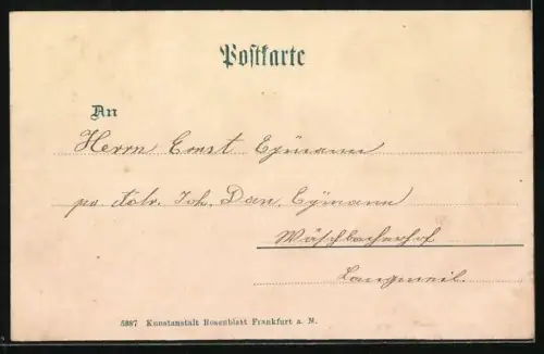 AK Imsbach, Gasthaus zum Donnersberg, Bes. H. Schäfer