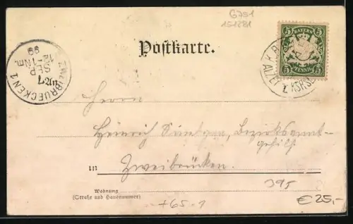 AK Langmeil, Bahnhof und Restaurant