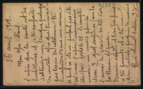 AK Kirchheimbolanden, Alleestrasse in der Vorstadt, Haus der Familie Theodor Wolffstift