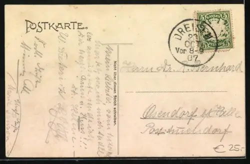 AK Göllheim, Hauptstrasse und Totalansicht