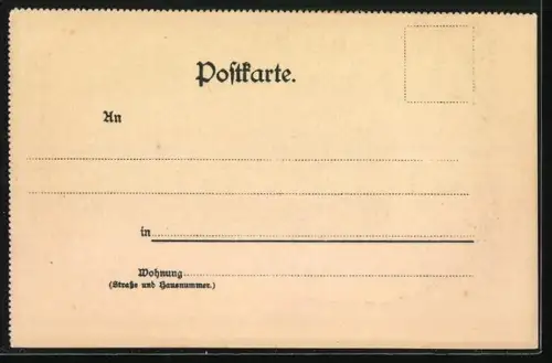 Lithographie Berlin, Weidendammer Brücke, Fabrikgebäude der Plakatfabrik Weylandt u. Bauchwitz, Friedrichstr. 105 a