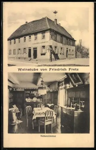 AK Kirchheimbolanden, Gasthof Weinstube von Friedrich Fretz