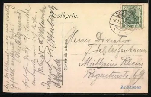 AK Dahlbruch, Gasthof Aug. Koch und Totalansicht