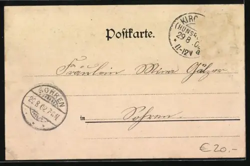 AK Imsweiler, Teilansicht mit Villa Limbacher, Bes. Philipp Henn