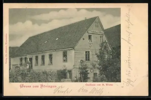AK Höringen, Gasthaus von M. Wernz
