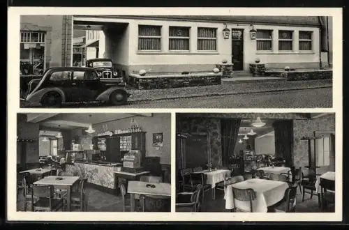 AK Eiserfeld / Sieg, Gaststätte Göbel-Cafe, Innenansichten