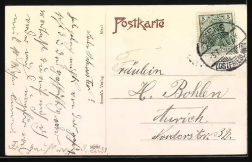 AK Esens, Blick in die Steinstrasse