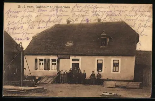 AK Göllheim, Gasthof Göllheimer Häuschen, Aussenansicht