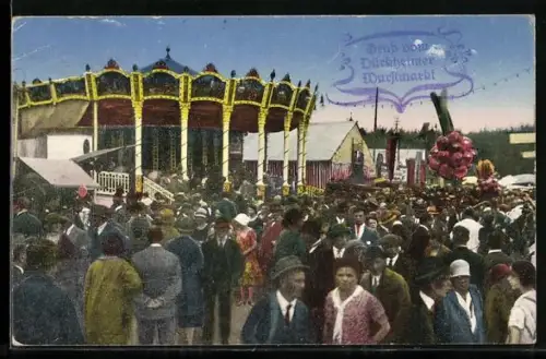 AK Bad Dürkheim, Wurstmarkt, Buntes Treiben auf dem Festplatz