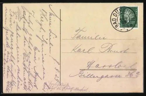 Künstler-AK Bad Dürkheim, Wurstmarkt, Mann fährt einen anderen auf einem Karren