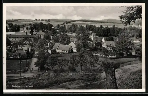 AK Dahlbruch /Westf., Teilansicht des Ortes