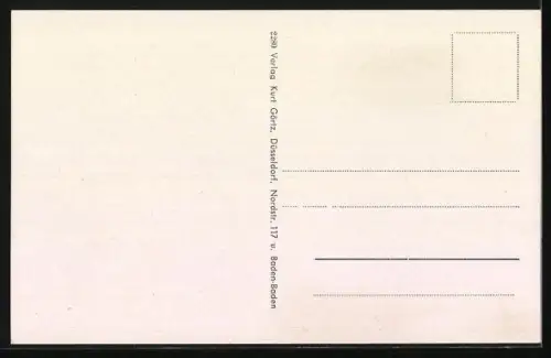 AK Greffern, Rheinbrücke, Am Rhein, Schule und Rathaus mit 