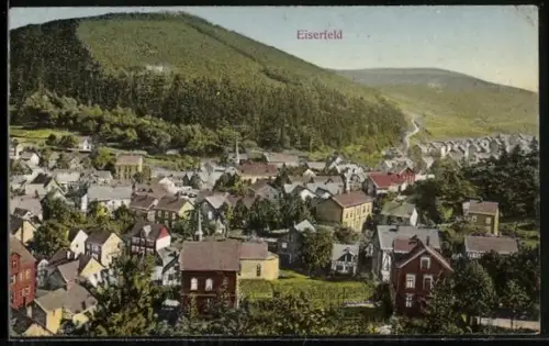 AK Eiserfeld, Totalansicht mit Umgebung