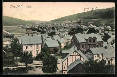 AK Eiserfeld, Totalansicht aus der Vogelschau