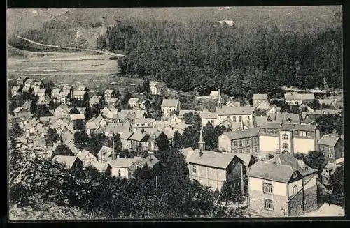 AK Eiserfeld, Ortsansicht aus der Vogelschau
