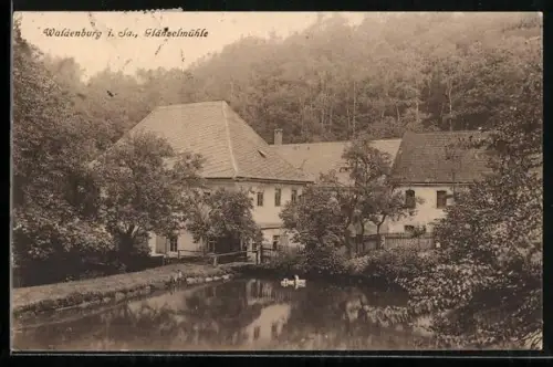 AK Waldenburg i. Sa., Glänselmühle