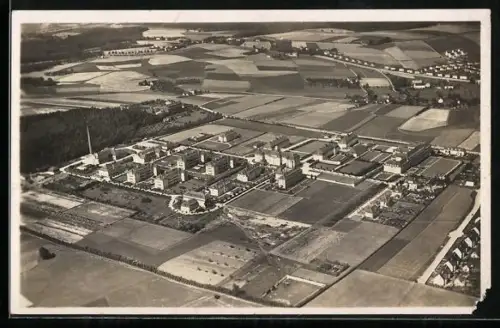 AK Zwickau i. Sa., Staatliches Krankenstift, Fliegeraufnahme