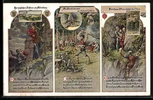 AK Entführung der Prinzen Ernst & Albrecht, Geschichte