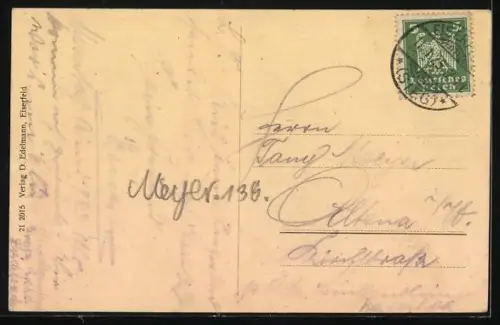 AK Eiserfeld, Ortsansicht aus der Vogelschau