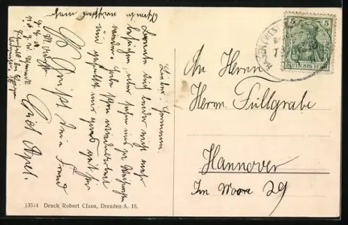 AK Eiserfeld, Teilansicht mit Kirche