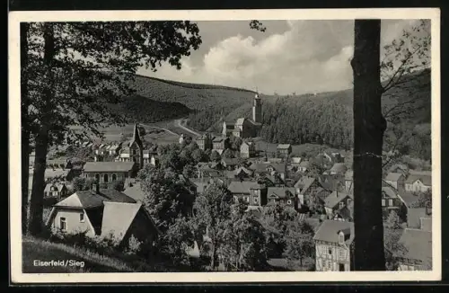 AK Eiserfeld /Sieg, Ortsansicht aus der Vogelschau