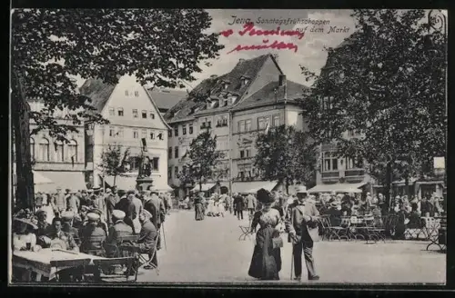 AK Jena, Sonntagsfrühschoppen auf dem Markt