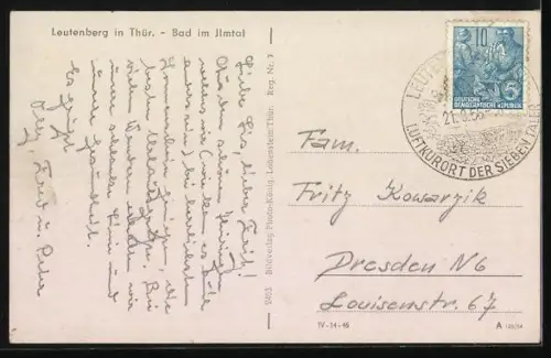 AK Leutenberg in Thür., Bad im Ilmtal
