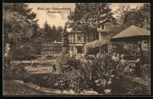 AK Hockeroda, Hotel Haus zur Sommerfrische Max Krause