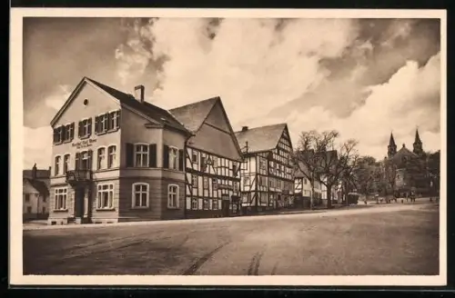 AK Hilchenbach, Marktplatz mit Kirche