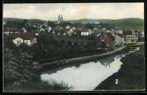 AK Hilchenbach, Teilansicht mit Kirche