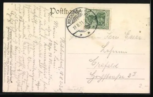 AK Hilchenbach, Teilansicht mit Kirche