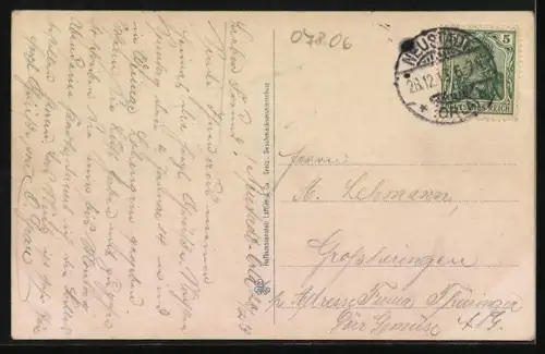 AK Neustadt / Orla, Arnshaugkerstrasse mit Restaurant