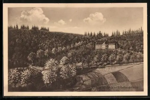 Künstler-AK Hilchenbach, Erholungsheim