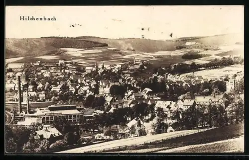 AK Hilchenbach, Teilansicht mit Kirche