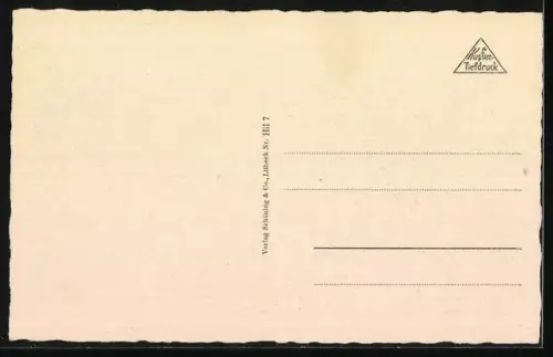 AK Hilchenbach, Teilansicht mit Bach