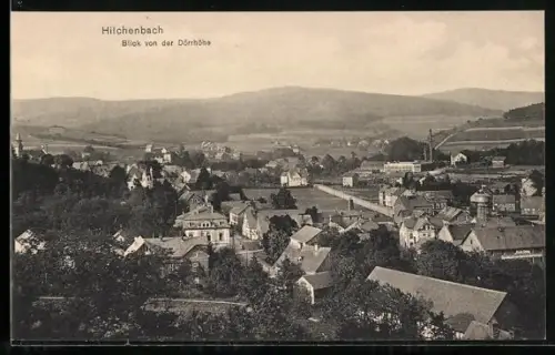 AK Hilchenbach, Blick von der Dörrhöhe auf den Ort