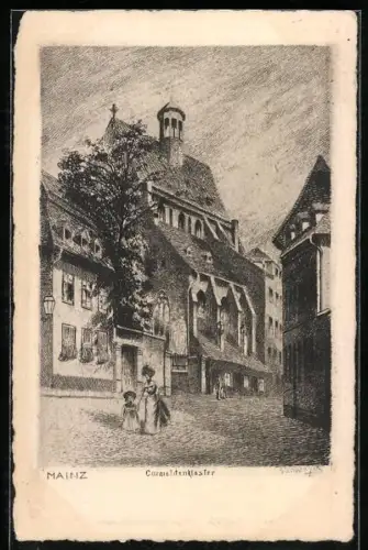 Künstler-AK Mainz, Carmeltenkloster