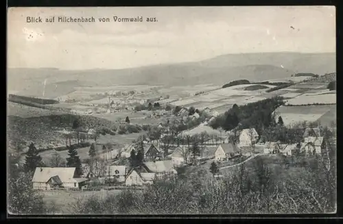 AK Hilchenbach, Blick von Vormwald auf den Ort