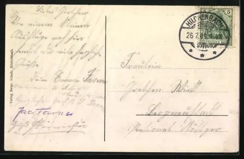 AK Hilchenbach, Blick von Vormwald auf den Ort