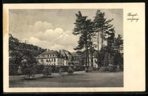 AK Stift Keppel /Siegen, Erziehungs- und Schulanstalt E. V., Haupteingang