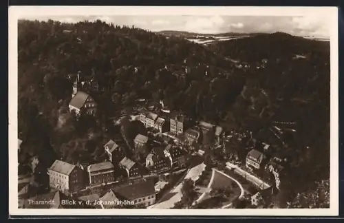 AK Tharandt, Blick von der Johannishöhe