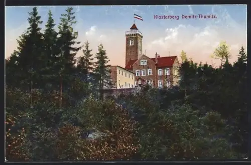 AK Demitz-Thumitz, Gasthaus auf dem Klosterberg