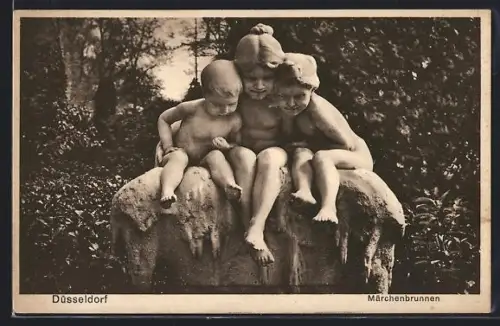 AK Düsseldorf, Märchenbrunnen
